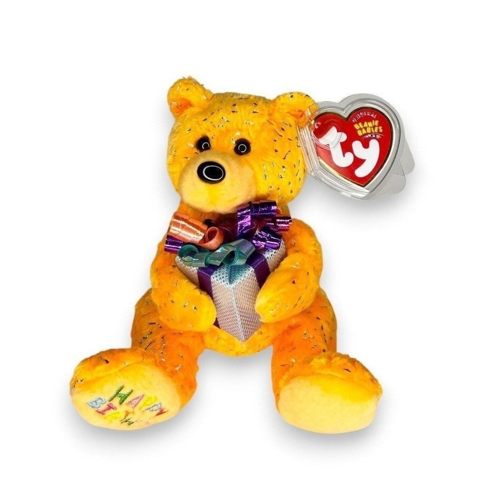 Happy Birthday the Bear Ty Beanie Baby | Birthday Surprise | Mint Heart Tag